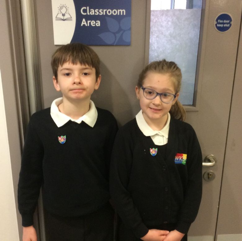 Some of our Pathfinders' pupils with their badges